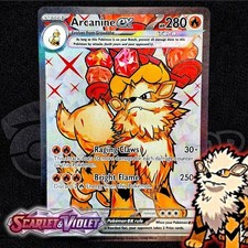 arcanine ex pokemon card value Arcanine ex (Extradimensional Crisis #100/103, 2-Star Shiny)