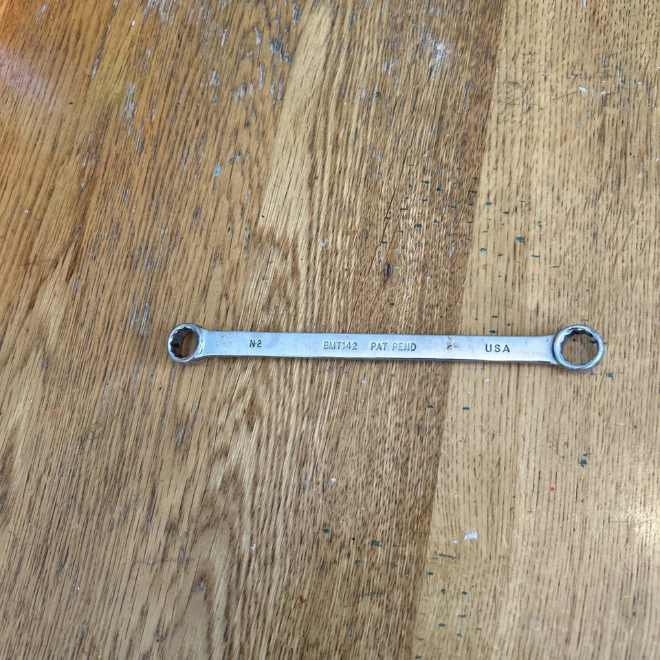 MAC TOOLS - 7/16" Chrome Micro Turn Double Box End Wrench,12pt, Part# BMT142 - Image 3 of 4