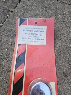 NOS ANTENNA SPECIALISTS MON-13 DUAL RANGE 25-50 MHz 118-174 MHz CB ANTENNA