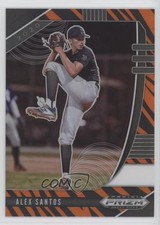 2020 Panini Prizm Draft Picks Tiger Stripes Prizm 61/99 Alex Santos #PDP72 00gy