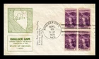 DR JIM STAMPS US BOULDER DAM FDC SCOTT 774 BLOCK OF 4 HUX CACHET COVER