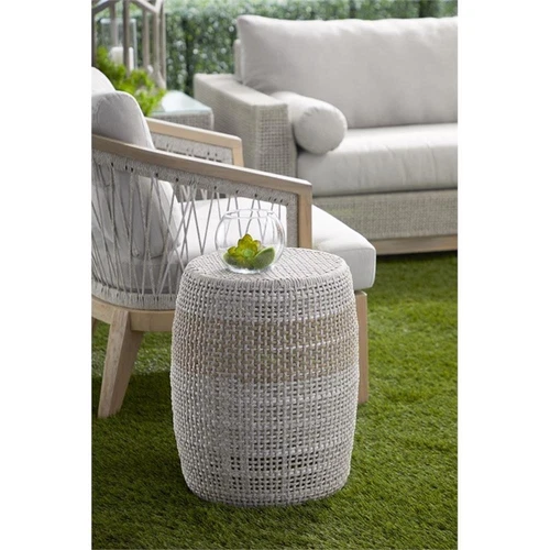 Essentials For Living Woven Loom Accent Table - Thumbnail 4
