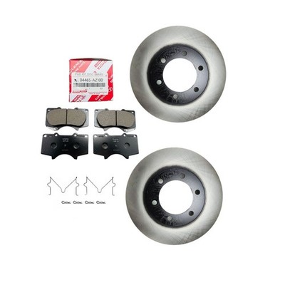 GENUINE OEM FRONT BRAKE ROTORS & PADS KIT For 2003-09 Toyota 4Runner Lexus GX470