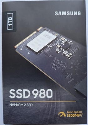 Samsung 980 1 TB NVMe PCIe Gen3 x4 M.2 2280 Interne SSD (MZ-V8V1T0BW)