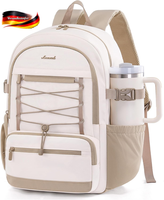 Lovevook Rucksack Damen, 15,6 Zoll Laptop Schulrucksack Teenager Wasserdicht Sch