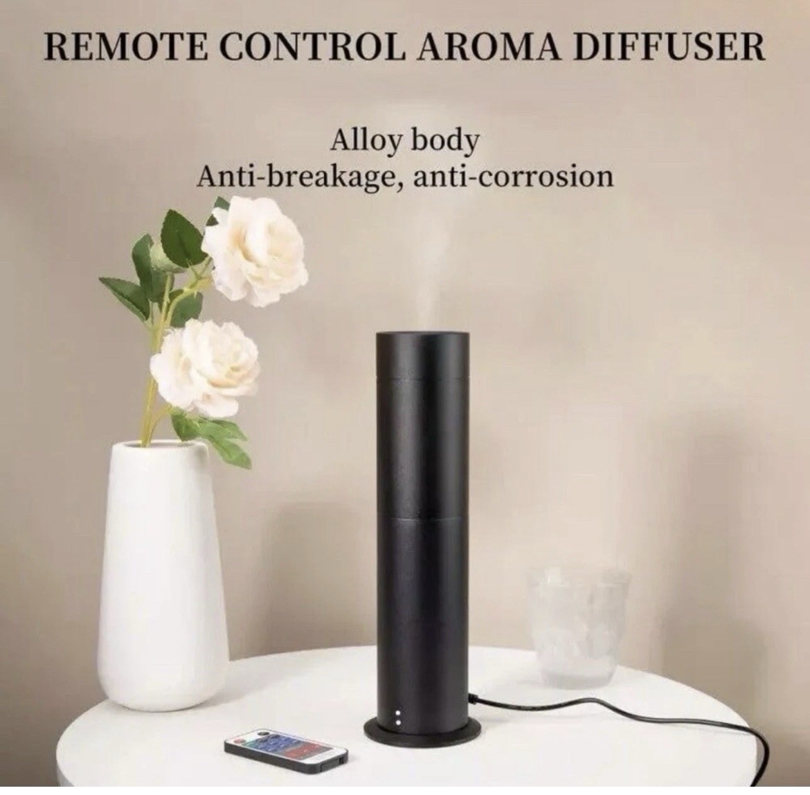 Scentiment Diffuser- Cold-Air Diffusion, No Heat, No Water, Black