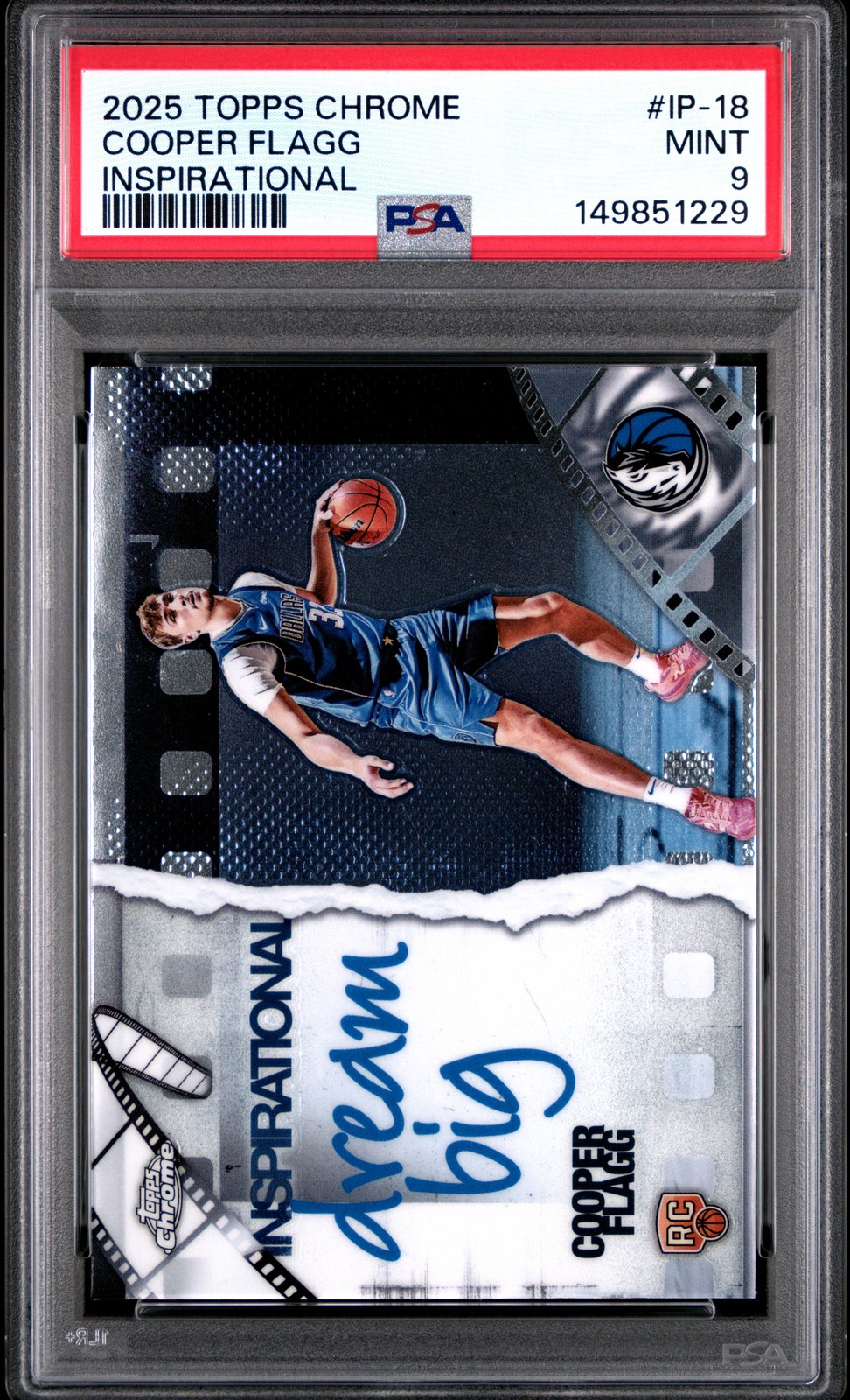 2025 TOPPS CHROME INSPIRATIONAL #IP-18 COOPER FLAGG PSA 9