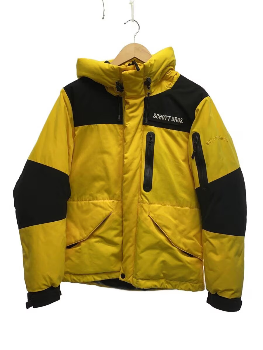 Schott Down Jacket, Size S, Polyester, YLW, Solid… - image 1