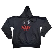 Bioworld Ghost Face Scary Horror Movie Graphic Hoodie Black Mens Medium M