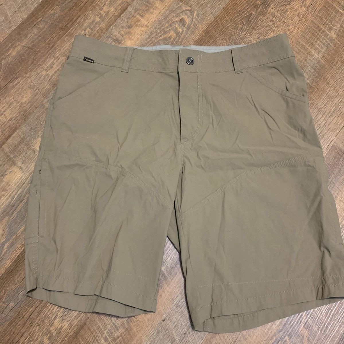 Short De Randonnée Kuhl Homme – Taille 32 – Beige – Léger Nylon Stretch – Occasion