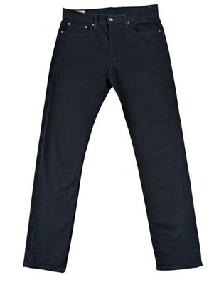 Levi s Premium 502 Jeans Herren 32W 34L Schwarz Slim Straight Stretch Red Tab