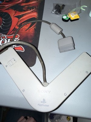 Sony PlayStation 1 PS1 Multi Tap SCPH-1070 4 Player Adapter OEM Original TESTED
