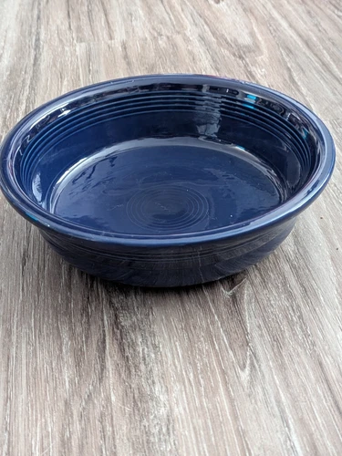 Fiesta Cobalt Blue 10.5" Serving Bowl Salad Casserole Fruit Dish Fiestaware HLC