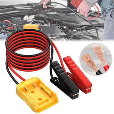 For DeWalt 20V Battery 5.9FT Jumper Cable Clamps Jumper Starter 8AWG Cable