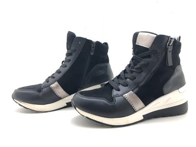 Super Mode Damen Stiefel Gr. 40 Stiefeletten Schnürboots Halbstiefel Schwarz
