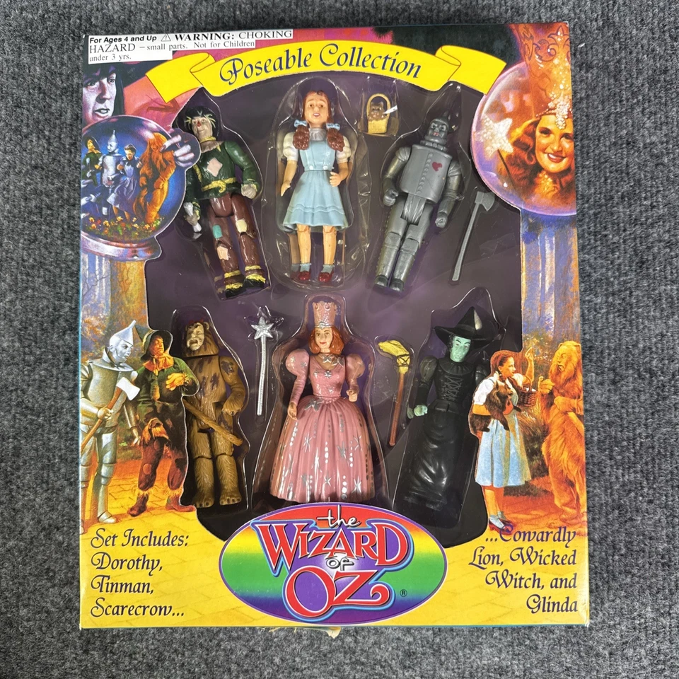 Figuras de colección vintage 1994 del Mago de Oz Posable Dorothy caja original raras Foto 2 de 4