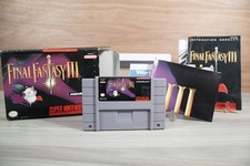 Final Fantasy III Nintendo SNES, 1994 CIB Complete w/ Poster Map AUTHENTIC