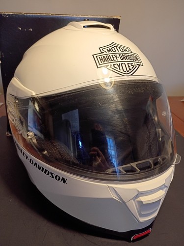 Never Used Harley Davidson Motorcycle Helmet 2X-Large Capstone White | eBay