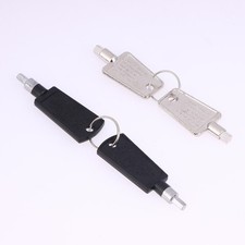 2Pcs Freezer Refrigerator Door Key Lock Pentagon Keys Part Accessories For Haier