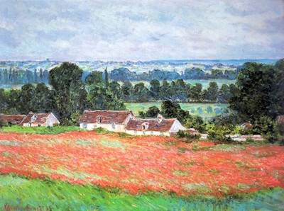 135 Claude Monet - Poppies, Giverny 1885 - Giclée Fine Art