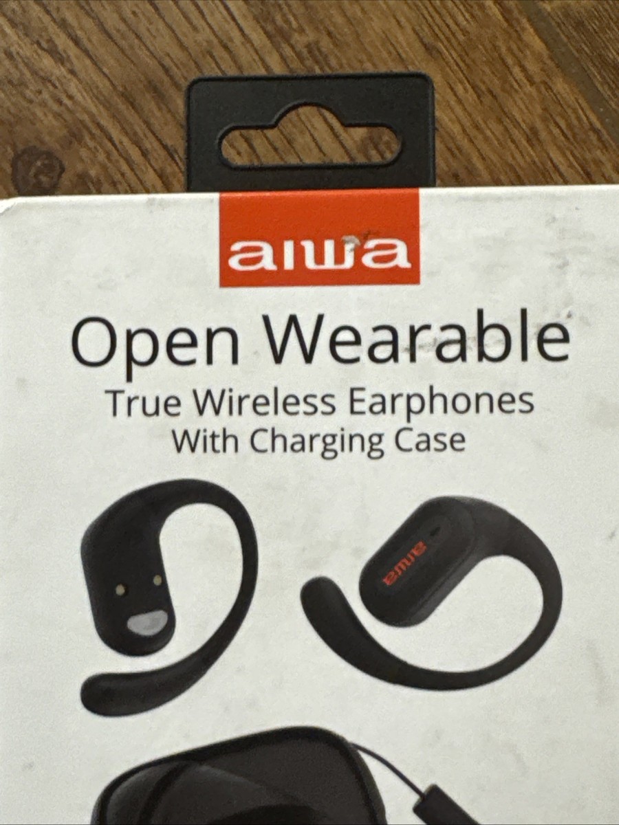 Aiwa Open Wearable True Wireless Earphones With Charging Case A