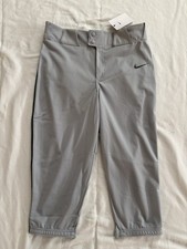 NEW Nike Vapor Select Piped Baseball Pants Grey Green Size Men Medium BQ9021-059