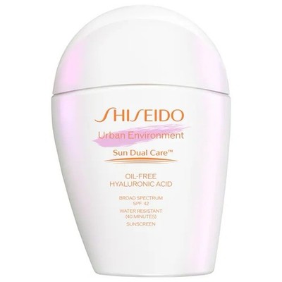 SHISEIDO URBAN ENVIRONMENT SUN DUAL CARE WITH HYALURONIC ACID SPF42 LARGE SIZE