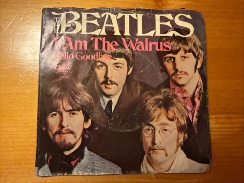 The Beatles ‎– Hello Goodbye/I Am The Walrus 1967 Capitol 2056 45 7” Vinyl VG