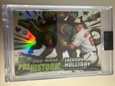2024 Wild Card Baseball RC JACKSON HOLLIDAY Rookie Dino-Might Prehistoric 2/25