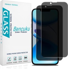 2 Pack Privacy Screen Protector for iPhone 17e 16e Tempered Glass