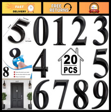 Self-Adhesive 3D Address Numbers 0-9, 2 Inch Mailbox Stickers for Home Office