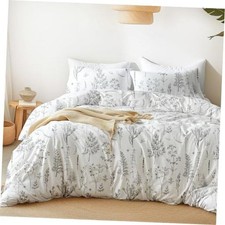 White Queen Size Comforter Set - Queen Comforter Queen 90"x90" 02 - White