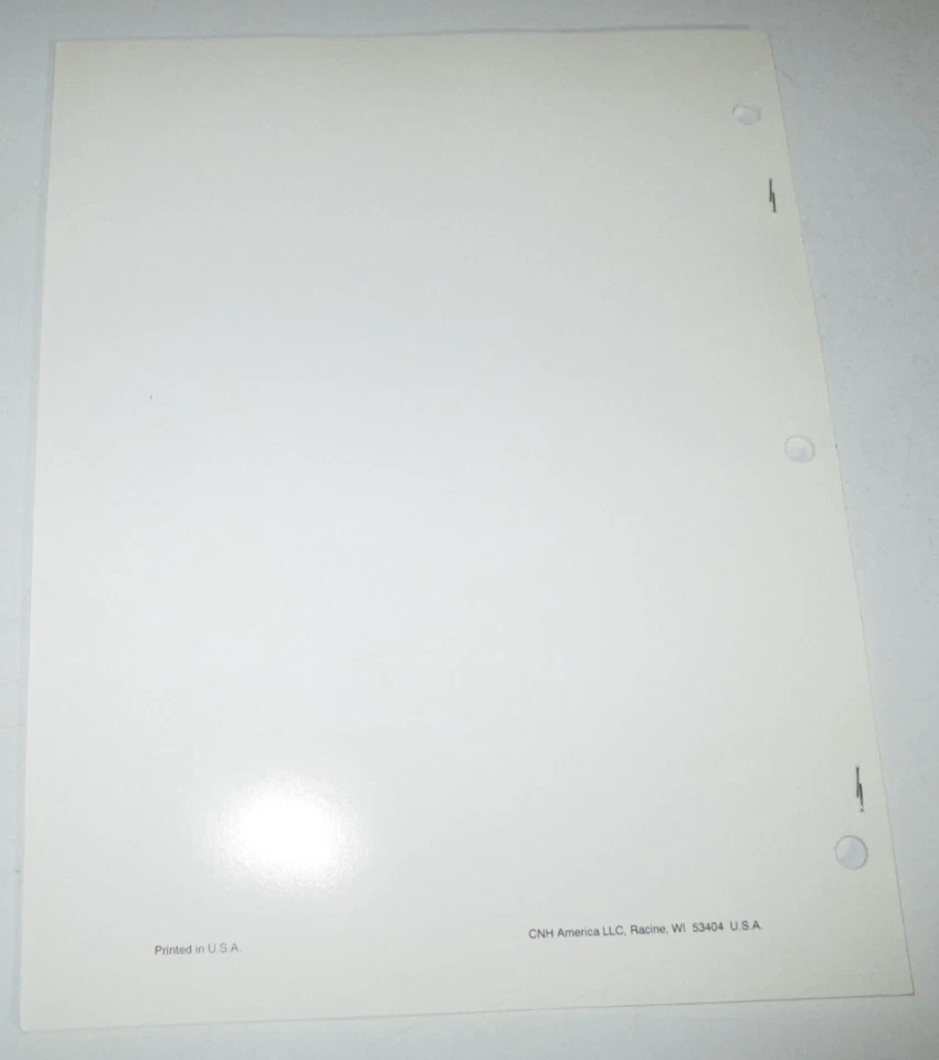 Case IH TLX (40" 52" 60" 72") Tiller Operators Manual 87043084 CIH ORIGINAL! - Image 3 of 3