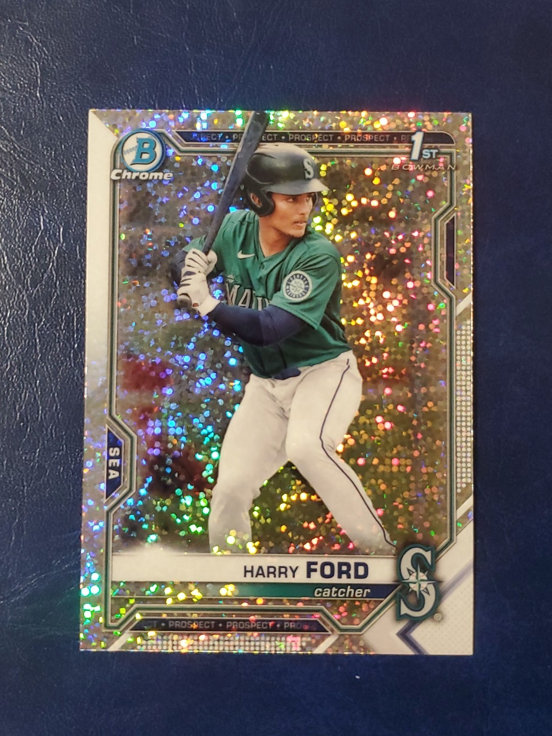 2021 Bowman Chrome Draft Sparkle Refractor #BDC1 Harry Ford 1ST RC Nationals