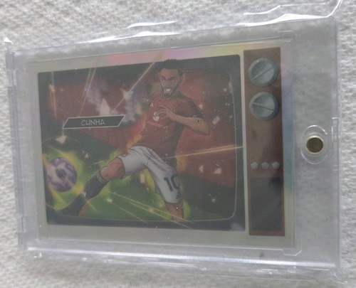 Matheus Cunha #CA-MC 2026 Topps Chrome Premier League Anime card