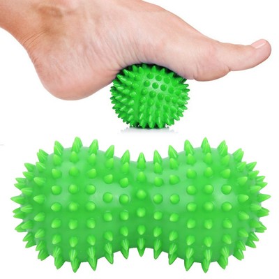 PVC Peanut Spiky Massage Ball Back Foot Massager Ball Fitness Muscle Massaging