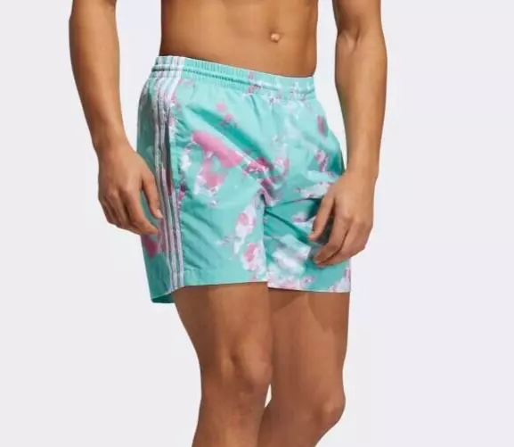 NEW Adidas H48523 Men s All Day I Drem About Tie Dye Swim Shorts