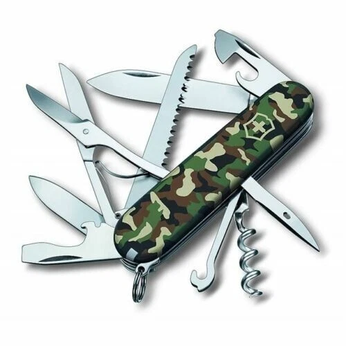 Victorinox Huntsman Woodland Camo Swiss Army Knife SAK EDC