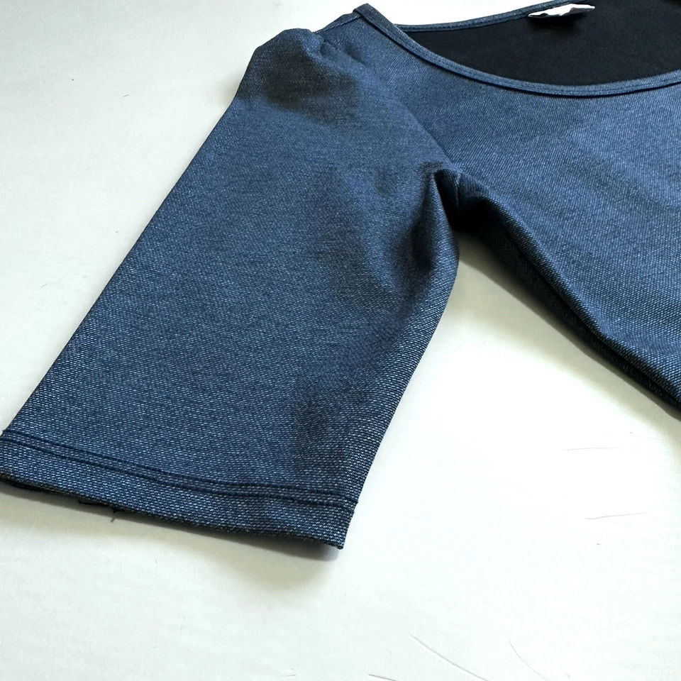 Nuevo con etiquetas Vestido LuLaRoe Mediano Nicole Denim Swing Vestido Foto 2 de 3