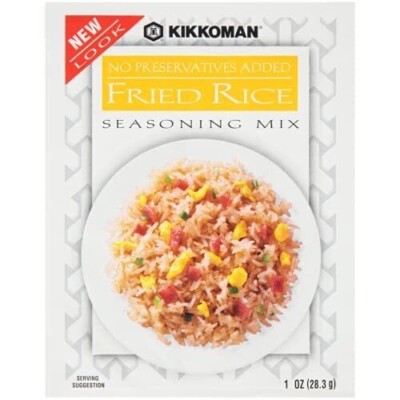 Kikkoman Fried Rice Seasoning Mix, 1-ounce Pack (Pack of 2)