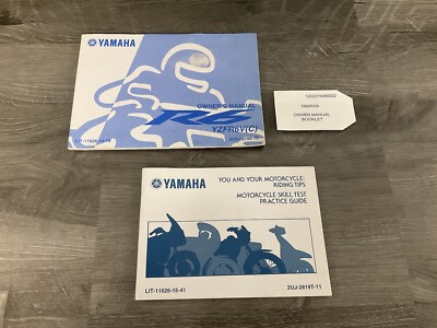 専用　サイン OEM Yamaha LIT-11626-19-78 Owner's Owner Booklet Manual YZFR6V/VC