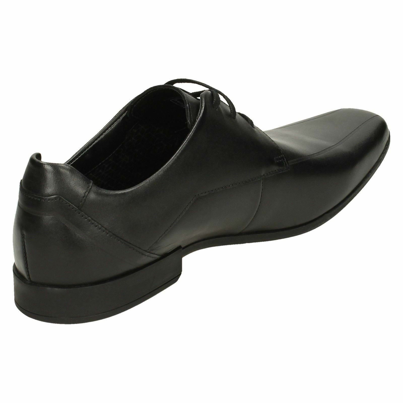 Clarks 2717-07g Glement Over Black Mens Formal Shoes
