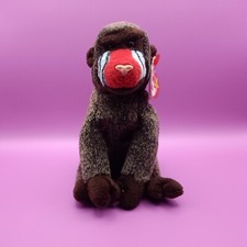 Cheeks the Baboon Monkey TY Beanie Babies RARE COLLECTABLE VINTAGE PLUSH
