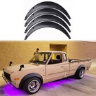 4PCS 3.5" Fender Flares Extra Wide Wheel Arches Body Kit For Datsun 620 pickup