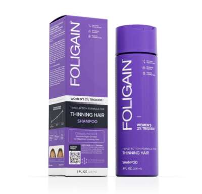 Foligain Triple Action Shampoo For Thinning Hair For Women with 2% Trioxidil ...