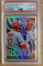🔥2020 Donruss Optic #OI13 Shohei Ohtani Illusions-Holo PSA 8 Pop 1 Clean Case🔥