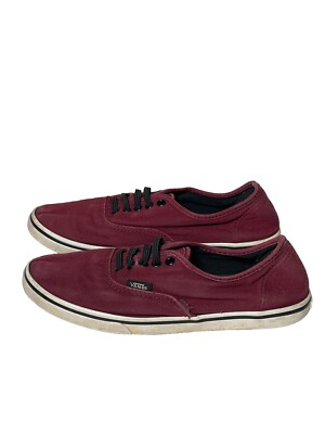 VANS Authentic Lo Pro Tawny Womens 7 Mens 5.5 Burgundy Red  display picture 3