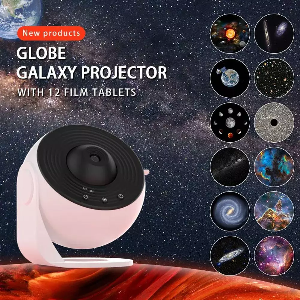 Galaxy Projector 12 in 1 Planetarium Star Projector Night Sky Constellation Cei