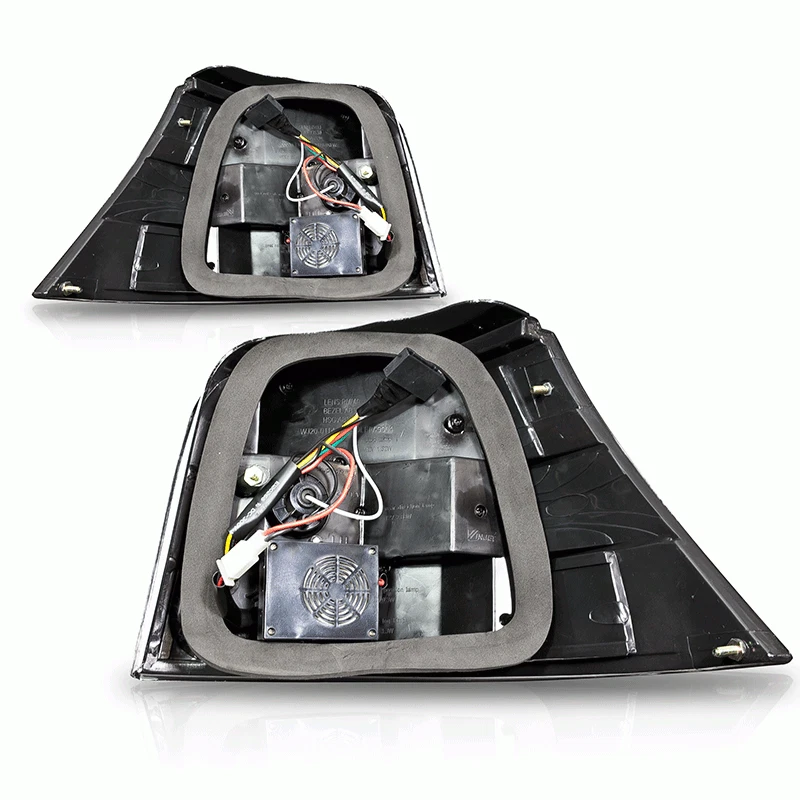 LED Tail Lights For 1999-2004 Volkswagen Golf IV GTI MK4 Brake Lamps Black Smoke - Imagem 3 de 4