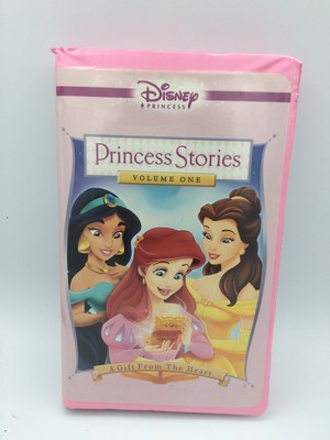 Disney Princess Stories Volume One A Gift From The Heart VHS Pink ...
